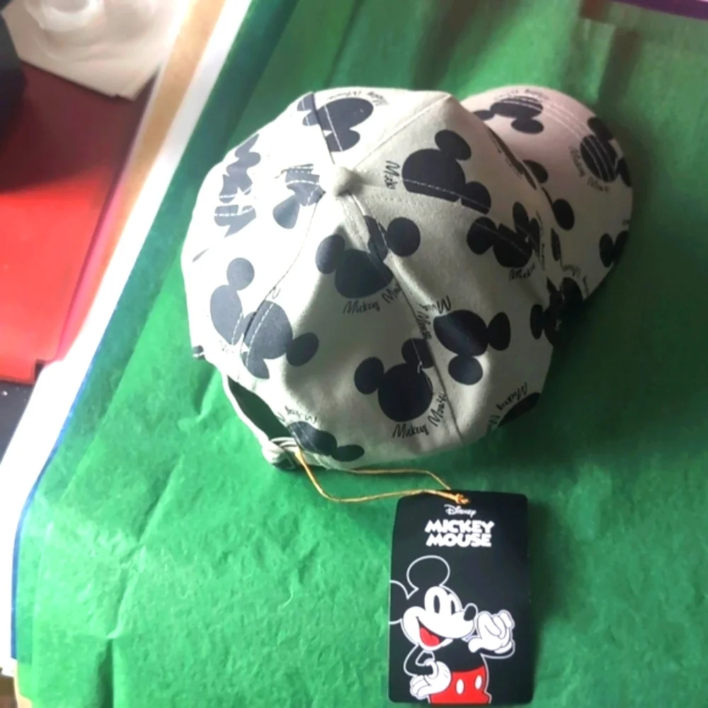 Disney Mickey Mouse All-Over Print Baseball Cap | NWT | Adjustable Hat